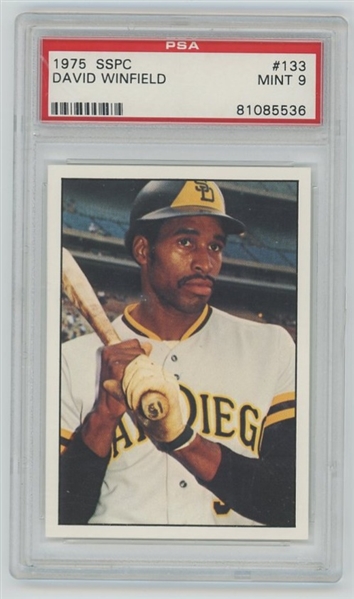 1975 SSPC Dave Winfield #133 PSA 9